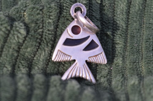 Sterling silver angel fish - sterling,