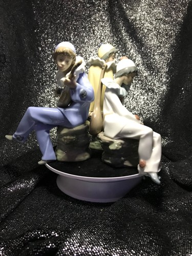 Lladro nao three clowns - three, clowns,