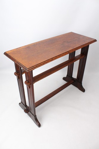 Edwardian arts crafts - oak, side