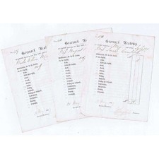 1874 Billhead, WC Porter Water & Gas Fitter PENRITH