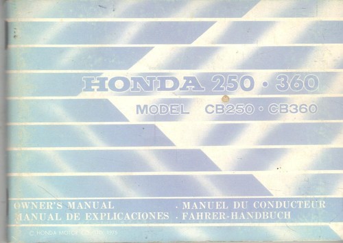 Honda cb250 cb360 - honda, cb250,cb360,cb360t