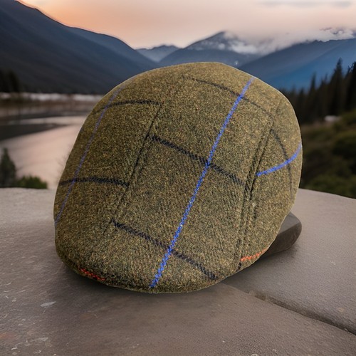 Tweed hat flat - cap, ~