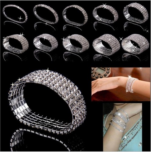 Women sparkling silver crystal - sparkling,