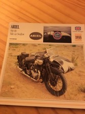 Ariel 550 VB Side Car Swallow