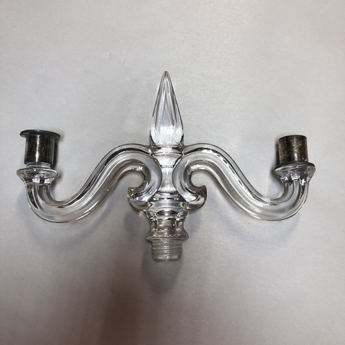 Antique crystal candelabra - crystal,