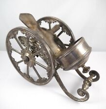 Silver Plated Gun Carriage Wine Pourer