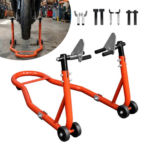 Motorcycle stand front rear - front,