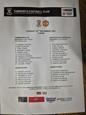 Tamworth vs Man Manchester