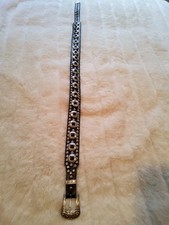  BELT unisex ORIGINAL 80' Leather & Conch. LONDON: WESTWOOD MCLAREN