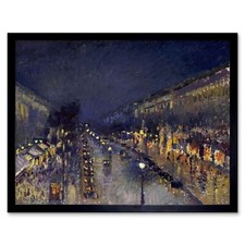 Painting cityscape pissarro - painting,