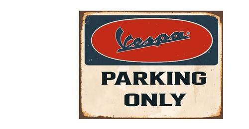 Vespa scooter parking retro - vespa,