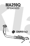MA259Q Front Exhaust for Mazda