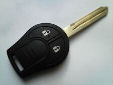 GENUINE NISSAN JUKE TERRANO,X-TRAIL ETC(RF&LED)2BUTTN REMOTE ALARM UNCUT KEY FOB