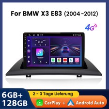 For BMW X3 E83 2004-2012 Android 13 Car Stereo Radio GPS Nav CarPlay SWC 6+128GB