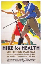 Vintage hike for health - hike,