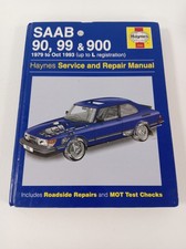 Haynes Manual Saab 90 99 900 1979-1993 Service Repair Guide Book