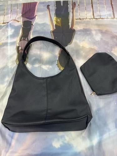 Black letter patterned leather - black, letter-patterned