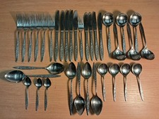 Vintage Viners Mosaic Stainless Steel Cutlery 35 Pieces Part Set for Spares