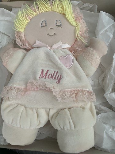 Vintage plush rag doll - plush,