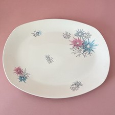 Jessie Tait Quite Contrary Midwinter Stylecraft Platter Serving Plate Pink Blue