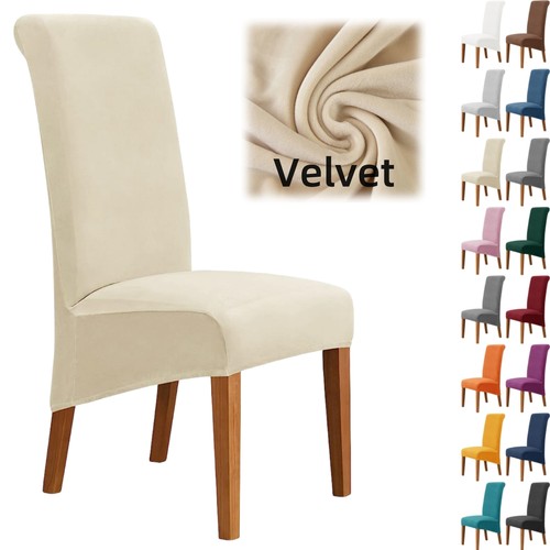 Large velvet dining chair - large,