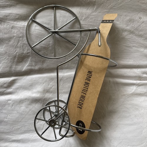 Decorative metal bicycle - metal, wine