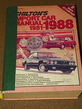 Chilton's IMPORT CAR Automotive Repair Manual 1981-1988