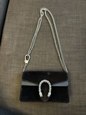 gucci dionysus bag mini Black Suede