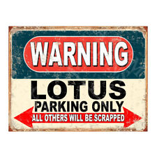 LOTUS parking sign metal car