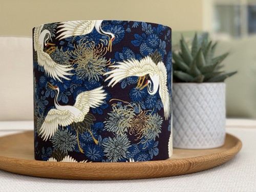Oriental navy gold lamp - navy,