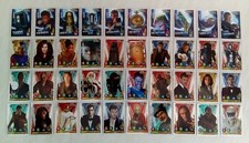 Dr Doctor Who ALIEN ARMIES Complete Set of ALL 40 GLITTER FOIL CARDS from Panini