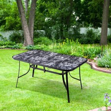 Marble Garden Table for Patio
