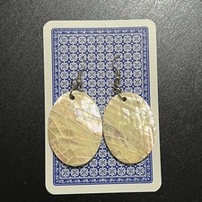 y2k shell cracked earrings mother of pearl retro vintage 90s 2000s boho 