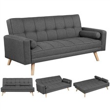 Fabric Sofa Bed 3 Seater Click
