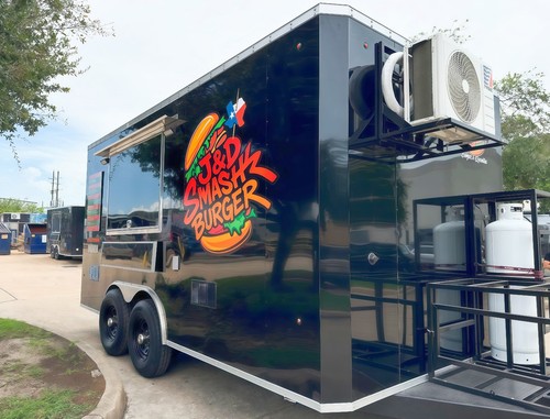 Food truck hot dog shop - truck,