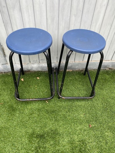 Vintage school stools - vintage,