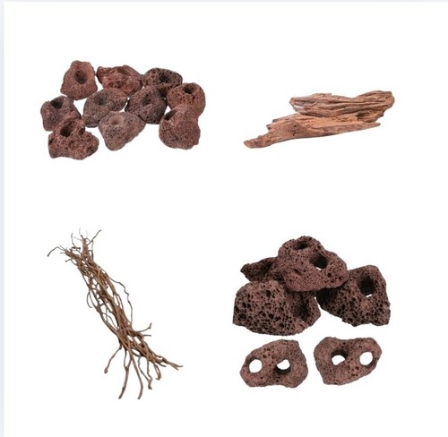 Aquarium aquascape pack - aquarium, lava
