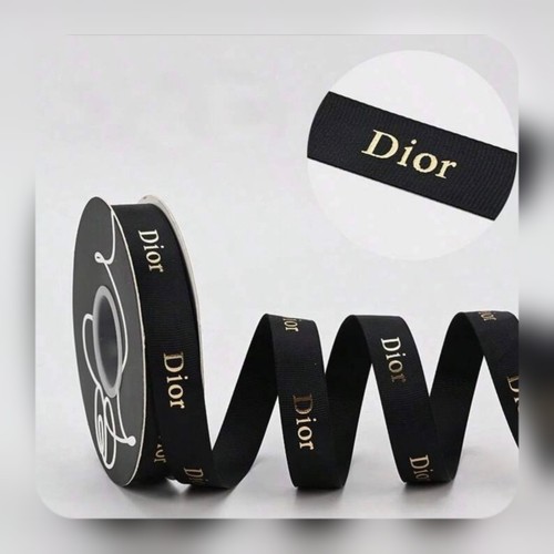 Dior black gold ribbon 2cm - ribbon, 1
