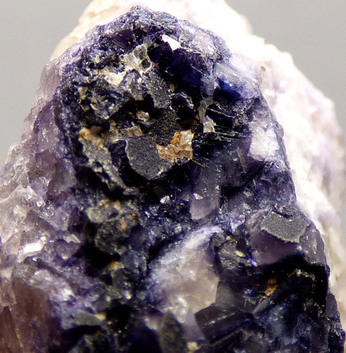 Blue john fluorite crystal - john,