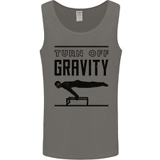 Pommel Horse Gymnastics Turn Off Gravity Gymnast Mens Vest Tank Top