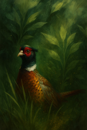 Pheasant bird animal grass - bird,