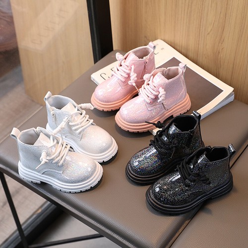 Kids girls glitter ankle boots - kids,