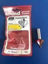 Trend 10H/1 Chamfer Bevel 45 degree 3/8” inch Shank Routing Router