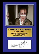 ADAM ANT   SIGNED  LIMITED