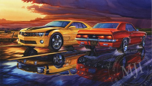 Chevrolet camaro art 1969 - 1, le