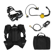 DCCMS DS‑2000 2L Mini Scuba Tank Oxygen Cylinder Set With Diving Goggles HG