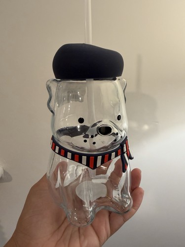 French bulldog glass cup with - bulldog,