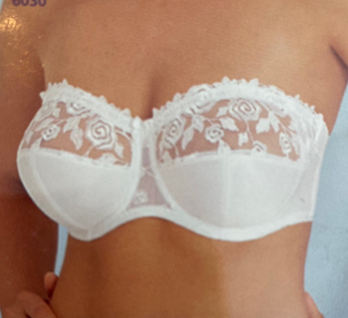 Fantasie belle white strapless - white,