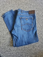 Armani Jeans Men's Blue Slim Fit Sretch