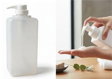 EMPTY PUMP BOTTLE 1000ml 1L Litre Refill WC Dispenser Shampoo Lotion Gel Soap